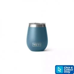 Yeti Rambler Wine Tumbler 10 Oz With Magslider Lid - Nordic Blue