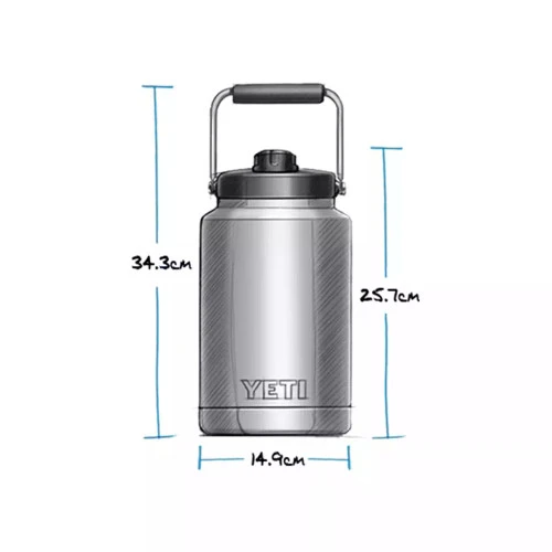 Yeti Rambler Half Gallon Jug - Nordic Blue - Image 5
