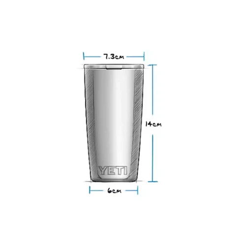 Yeti Rambler 10 Oz Tumbler With Magslider Lid - Nordic Blue - Image 4