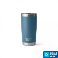 Yeti Rambler 20 Oz Tumbler With Magslider Lid - Nordic Blue
