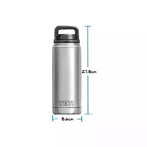 Yeti Rambler 26 Oz Bottle With Chug Cap - Nordic Blue - Image 4