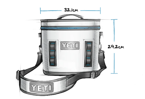 Coolers Yeti Hopper Flip 12 Soft Cooler - Alpine Yellow - Image 9