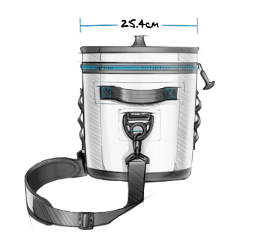 Coolers Yeti Hopper Flip 12 Soft Cooler - Alpine Yellow - Image 8