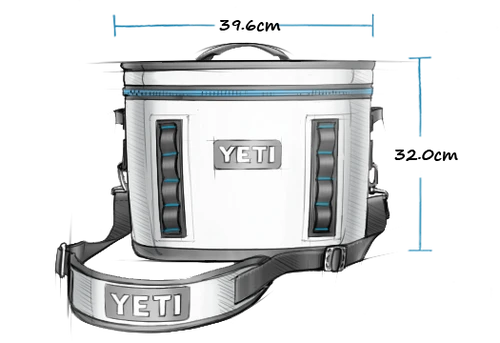 Coolers Yeti Hopper Flip 18 Soft Cooler - Aquifer Blue - Image 3