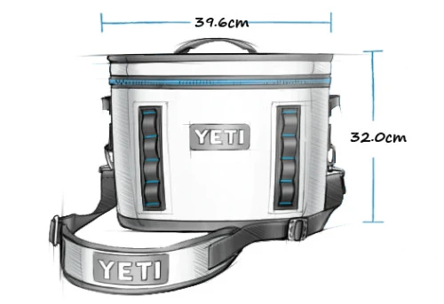 Yeti Hopper Flip 18 Soft Cooler - Nordic Purple - Image 6