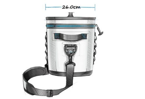 Yeti Hopper Flip 18 Soft Cooler - Nordic Purple - Image 7