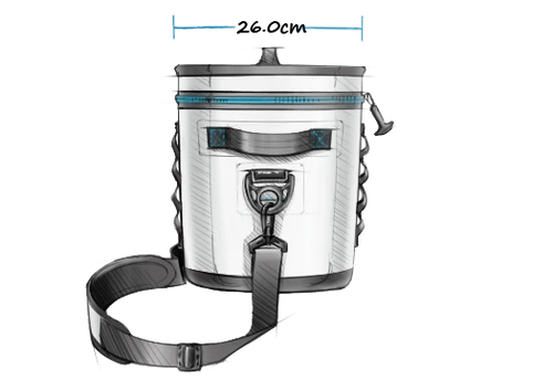 Coolers Yeti Hopper Flip 18 Soft Cooler - Aquifer Blue - Image 4