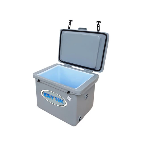 Coolers Icey Tek 55L Ice Box Cooler Grey - Image 2