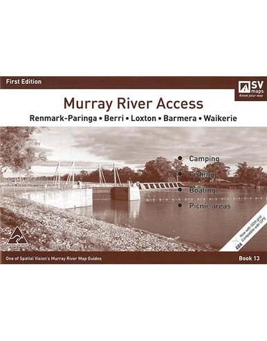 Books Murray River Access Map 13 Renmark To Waikerie