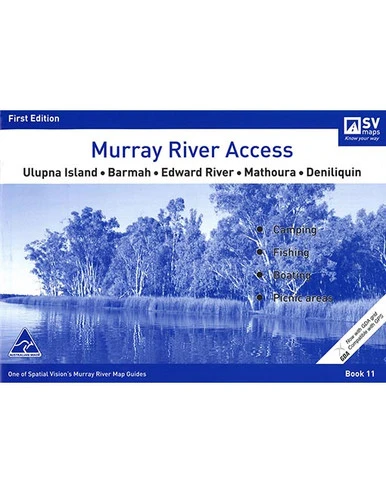 Books Murray River Access Map 11 Ulupna Island To Deniliquin