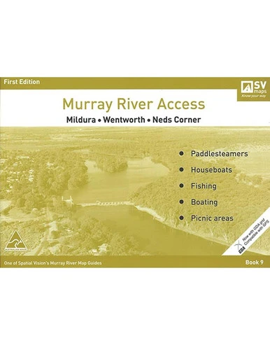 Books Murray River Access Map 9 Mildura To Neds Corner