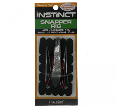 Pre-Tied Hooks & Rigs Instinct Snapper Paternoster Rig