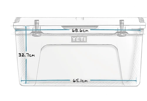 Coolers Yeti Tundra 75 Hard Cooler - Tan - Image 5