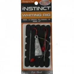 Pre-Tied Hooks & Rigs Instinct Whiting Rig - Size #4 Hook - 45g Sinker