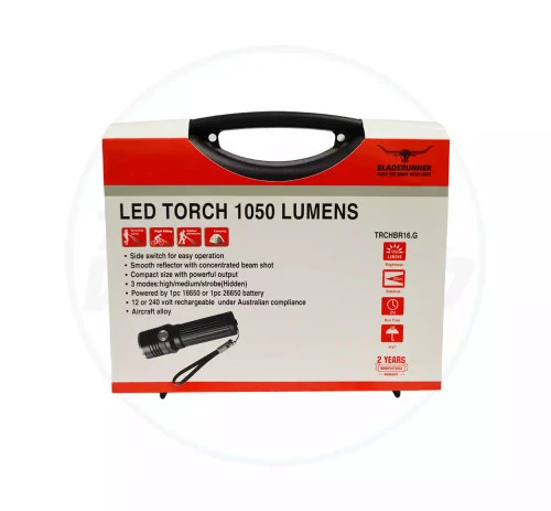 Knives & Tools Bladerunner Waterproof Rechargeable LED Torch *CLEARANCE* - Image 5