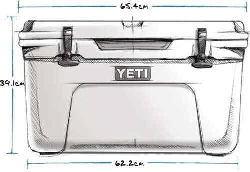 Yeti Tundra 45 Hard Cooler - Nordic Blue - Image 5