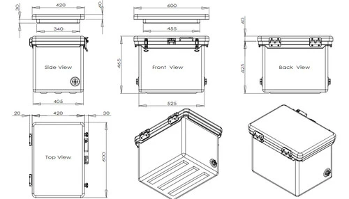 Coolers Icey Tek 55L Ice Box Cooler Grey - Image 9