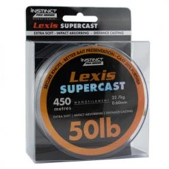 Monofilament Mainline Instinct Lexis Supercast Monofilament 50lb 450m
